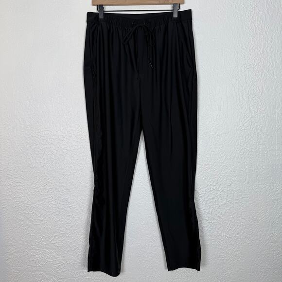 G/FORE Pants - G/FORE Women's Relaxed Fit Tech Nylon Track Golf Pants Onyx Black Size Large
